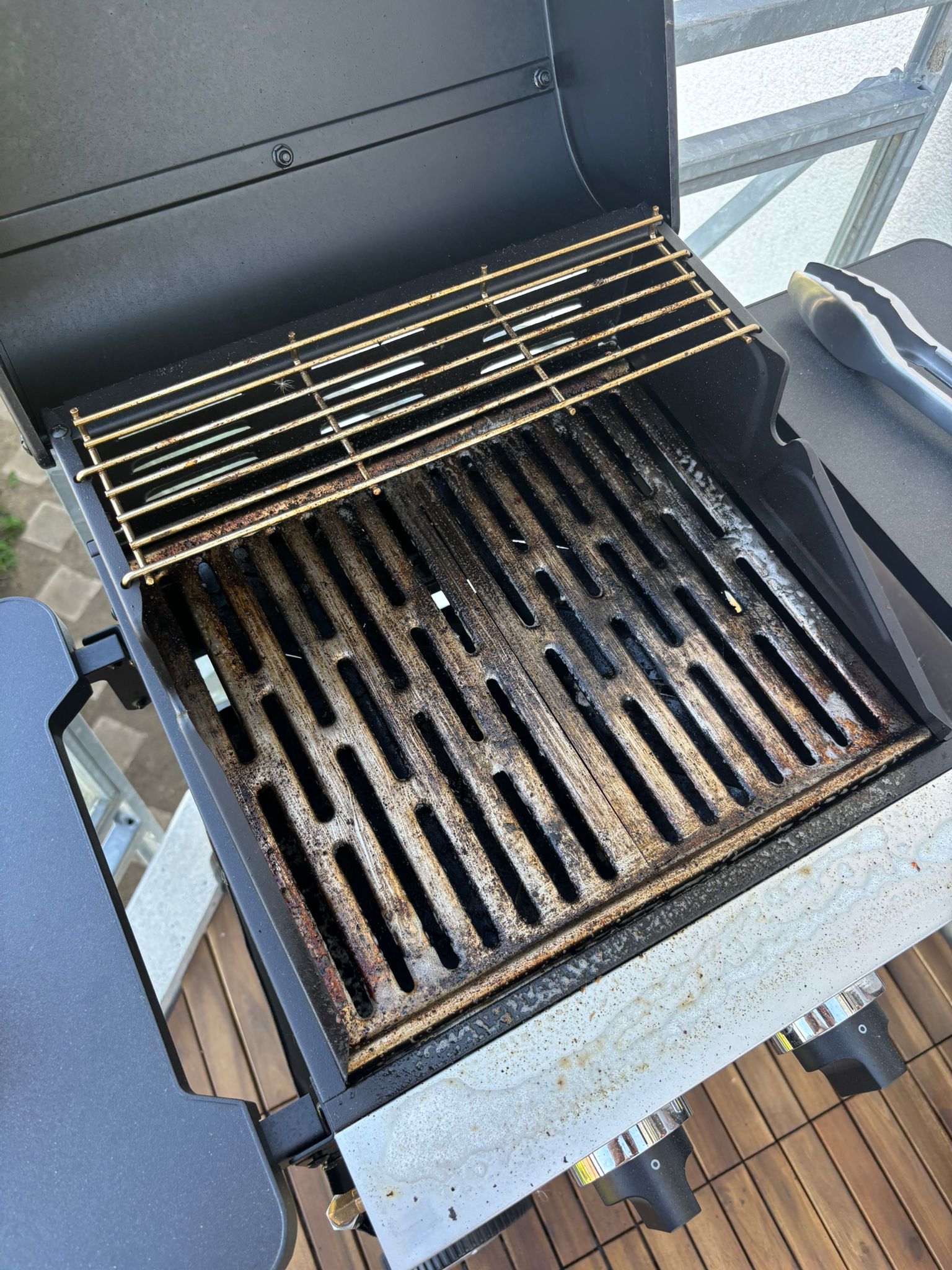 Grillrost vorher